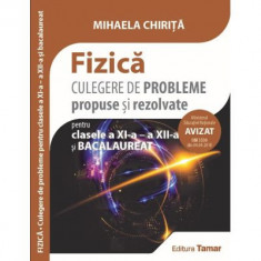 Fizica. Culegere de probleme propuse si rezolvate pentru clasele a 11-a, a 12-a si bacalaureat - Mihaela Chirita