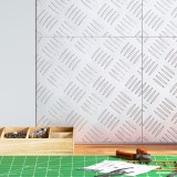 VidaXL Plăci de Aluminiu cu Model V 4 pcs Anti-Alunecare 30x30 cm