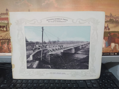 Calea ferată T&amp;acirc;rgoviște-Pucioasa, Podul peste Ialomița la T&amp;acirc;rgoviște.. 1903, 201 foto