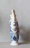 Ceainic China Ming, Portelan Bicolor cu Dragoni, 17/19 cm, Antichitate Colectie