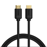 CABLU video Baseus HD Series, HDMI (T) la HDMI (T), rezolutie maxima 4K UHD (3840 x 2160) la 60 Hz, conectori auriti, 1m, negru &quot;CAKGQ-A01&quot; (timbru ve