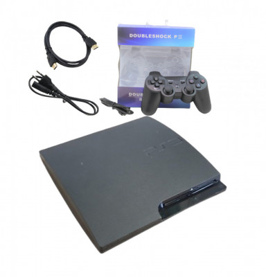 Consola Sony Playstation 3 Slim, PS3, 500GB, 1 joystick, negru foto