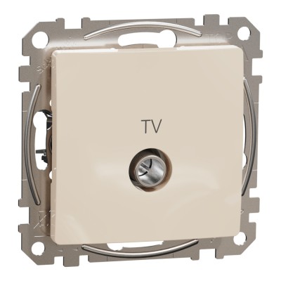 Priza TV trecere 10 dB Schneider Sedna bej SDD112478 foto