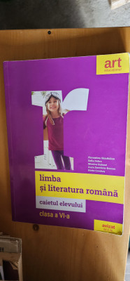 LIMBA SI LITERATURA ROMANA CAIETUL ELEVULUI CLASA A VI A SAMIHAIAN DOBRA ROMAN foto