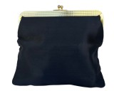 CLUTCH ELEGANT VINTAGE DIN SATIN GROS