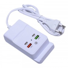 Incarcator Rapid PD400 2USB 2.4A 2PD USB tip C 20W la 220V 2A042 XXM foto