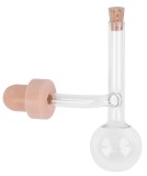 Fiola de degustare din sticla 30 ml cu dop din pluta