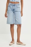 Answear Lab pantaloni scurti jeans femei, neted, high waist