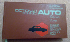 Dictionar Tehnic Auto De Buzunar In 7 Limbi - P. Cristea, C. Szabados foto