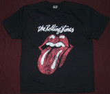 Tricou The Rolling Stones-vintage tongue ,calitate 180 grame, XL, Negru