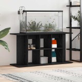 Suport Acvariu vidaXL Stejar Negru 120x40x60cm, Dulap Depozitare, Lemn Prelucrat, Bază Stabilă Acvariu