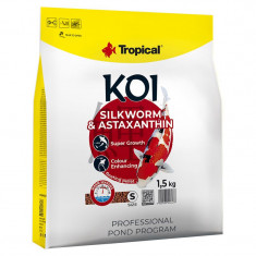 TROPICAL Koi Silkworm &amp; Astaxanthin Pellet - S, 5L/1,5kg