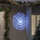 Lumini stelare de Craciun 140 LED-uri, 4 buc., alb rece, 17 cm GartenMobel Dekor, vidaXL