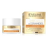 Crema pentru fata anti-rid 70+ hranitoare cu aur 24K si ceramide, 50ml, Eveline Cosmetics