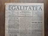 Cumpara ieftin EGALITATEA, Ziar septemanal, 1912 * Director M. Schwarzfeld * Lot 49 ziare, Colectie aproape complecta pe 1912 *** FOARTE RARE !