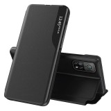 Husa Xiaomi Mi 10T 5G Eco Leather View flip tip carte, negru