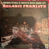 Disc Vinil - Melodii Premiate - Concursul Național De Creație De Muzică Ușoară&ndash;1970-Electrecord - EDE 0541