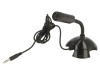 Microfon Gembird MIC-D-02 Jack 3,5mm, Cablu 1,1m, Culoare Negru