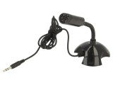 Microfon Negru Jack 3,5mm 1,1m