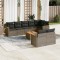 Patio Sofa Set 9-Locuri Grey - 2