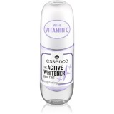 essence Active Whitener lac intaritor de baza pentru unghii cu efect de albire 8 ml