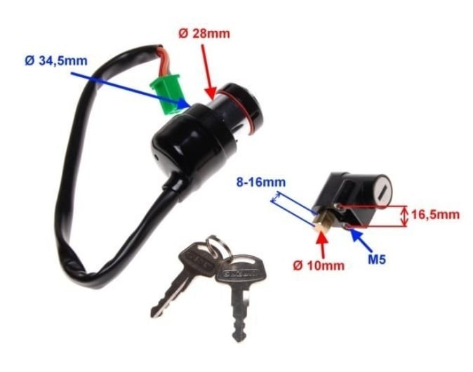 Set Contact Piaggio Fly 125cc