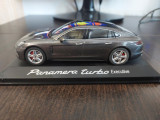 Macheta PORSCHE PANAMERA TURBO G2 EXECUTIVE 2016 - Herpa, 1/43, noua.