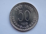 50 PAISE 1976 INDIA-AUNC