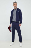 Cumpara ieftin Lacoste bluză bărbați, culoarea bleumarin, uni SH9622-031