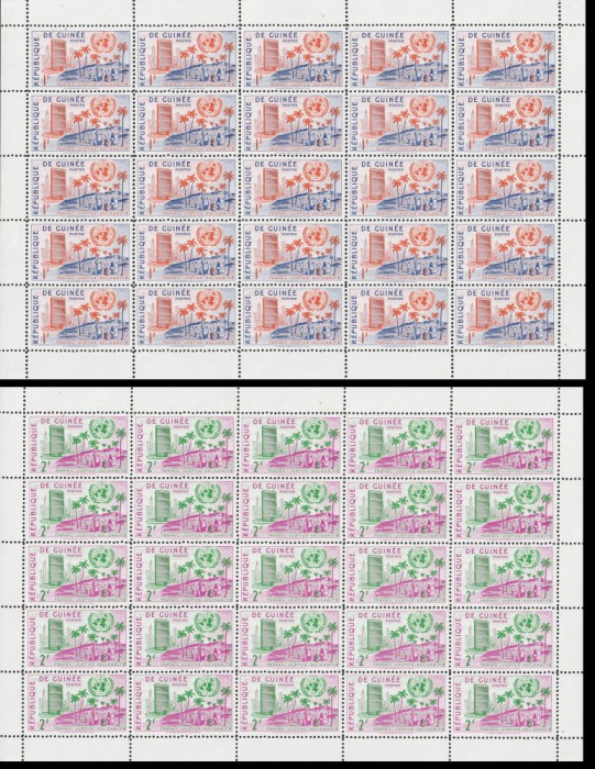 Guinea 1959 - ONU COALA COMPLETA 6v MNH