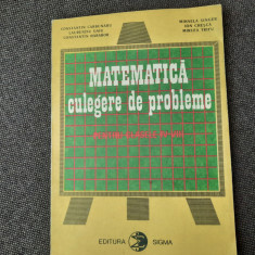 MATEMATICA CULEGERE DE PROBLEME C.Carbunaru clasele IV-VIII-