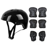 Set cască, genunchiere, cotiere protecție și apărători &icirc;ncheieturi de copii pentru bicicletă, ciclism, patinaj, role, skateboard - Flytec&trade;