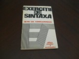 Silviu Gh. Constantinescu &ndash; Exercitii de sintaxa, 1977