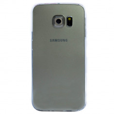 Husa silicon slim Samsung Galaxy S6 Edge Transparenta foto