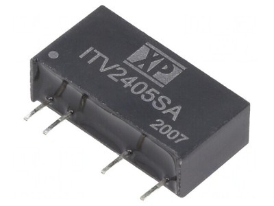 Convertor DC/DC 24V la 5V 1W 200mA SIP 50kHz foto
