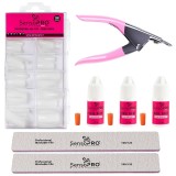 Cumpara ieftin Kit Unghii False SensoPRO cu Tipsuri #01