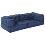 VidaXL Pernă albastru 140 x 70 x 36 cm Poliester