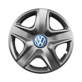 Set 4 capace roti 14 inchi (R14) compatibile VOLKSWAGEN, Model - 202, Sigla Albastra