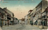CP1850N Nagyszeben, Diszn&oacute;di-utca &ndash; Heltauergasse, ștampilă Cenzurat Postul Sibiu, 1919/Sibiu, carte poștală