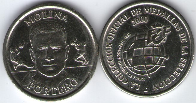 Jeton 2000 - Molina, selectionata spaniei