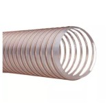 Furtun exhaustor, PU FLEXADUX, 1.0mm, 100mm, pentru granule, cereale, ingrasamant, granule, rumegus, Agroflat Germany