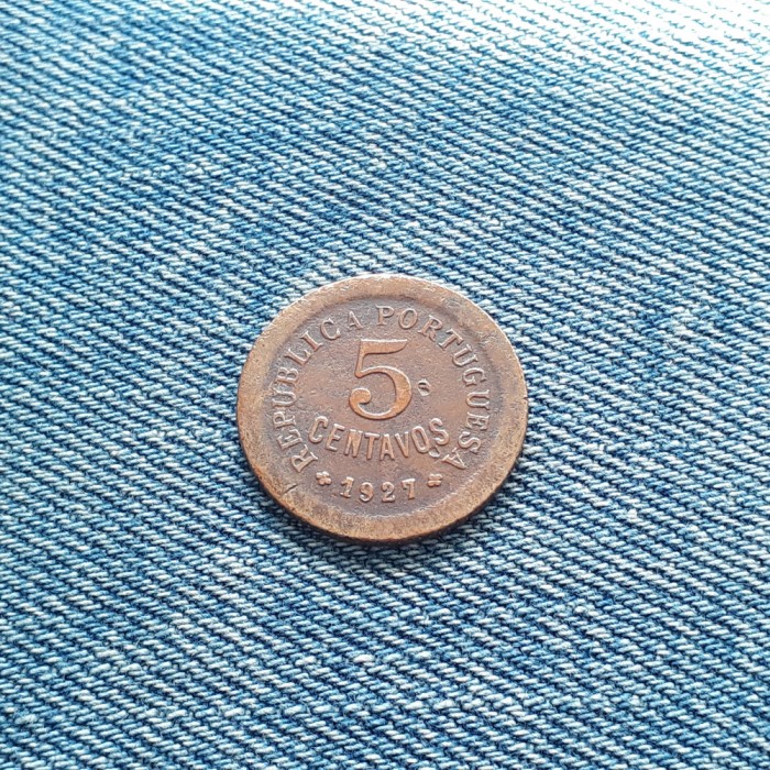 5 Centavos 1927 Portugalia