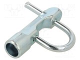 Lacăt cu toartă A: 85mm B: 38mm C: 7mm Cod cheie: KW8