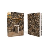 Niv, Outdoorsman Bible, Lost Camo Edition, Leathersoft, Red Letter Edition, Comfort Print: The Field-Ready Cover Blends in But the Words Stand Out wit