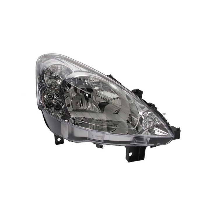 Far Peugeot Partner, 03.2008-06.2012, partea Dreapta, electric, tip bec H4, cu motoras, Depo