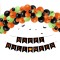 Set Baloane Halloween, Multicolor, 60 Bucăți, Ghirlandă, Panglică, Autocolante
