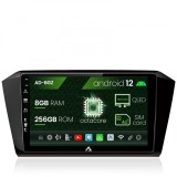 Navigatie Volkswagen Passat B8, Android 12, Z-Octacore 8GB RAM + 256GB ROM, 10.1 INCH - AD-BGZ10008+AD-BGRKIT037