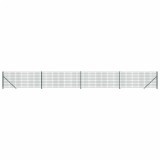 Cumpara ieftin Gard plasa de sarma cu bordura, verde, 1x10 m