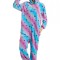 PJM160-45 Pijama pufoasa intreaga cu model unicorn