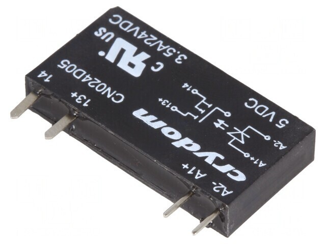 Releu Semiconductor 3-12VDC 3.5A 0-24VDC THT SIP